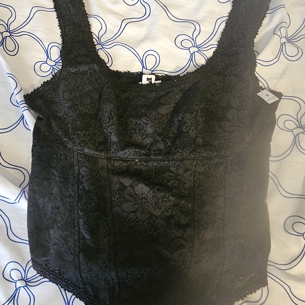 Victoria's Secret Black Lace Camisole